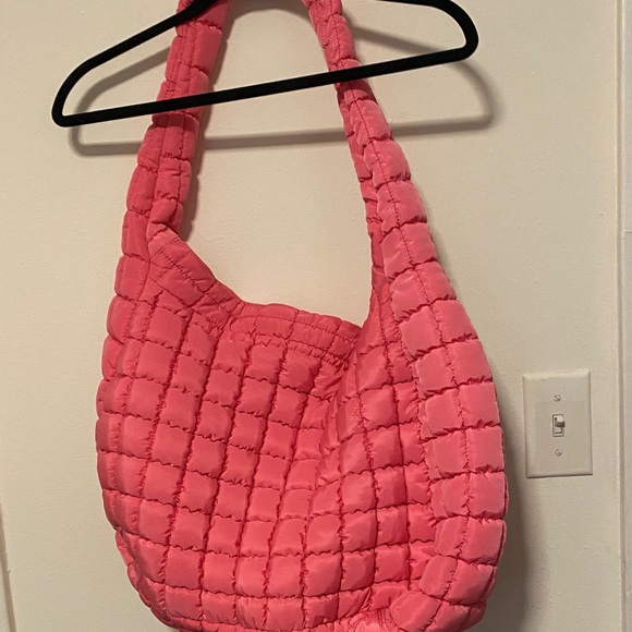 Free People bubblegum Quilted Women's Bag - Picture 7 of 8